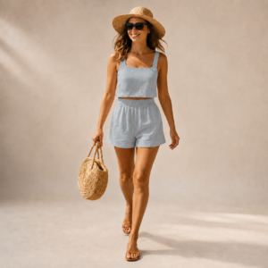 Womens shorts set